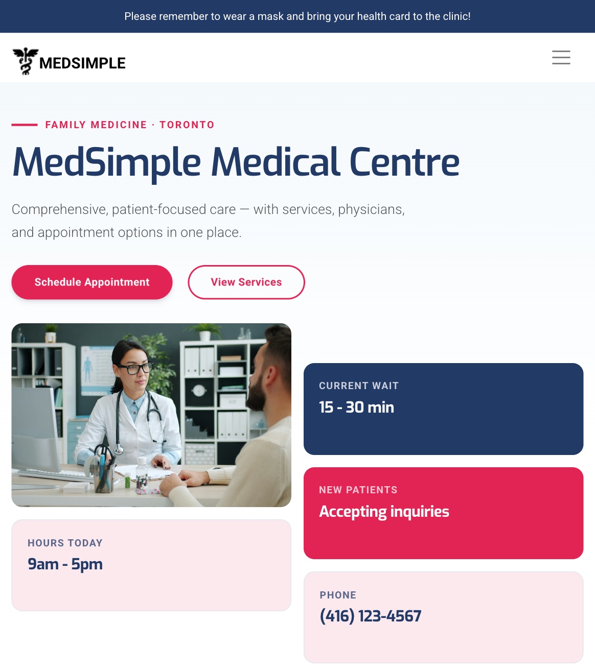 Precision Health theme preview
